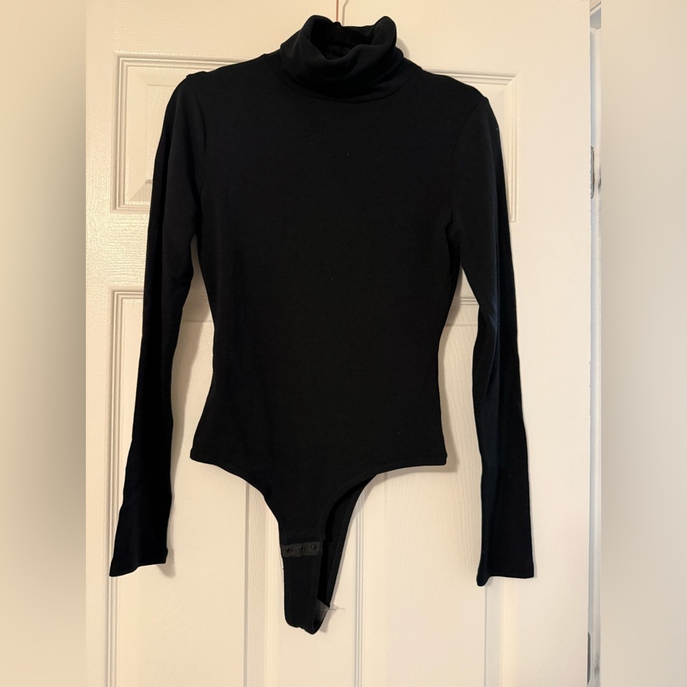 Madewell Black Turtleneck Bodysuit